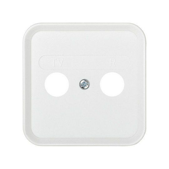 Placa para toma r-tv