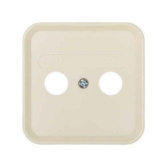 Placa para toma r-tv