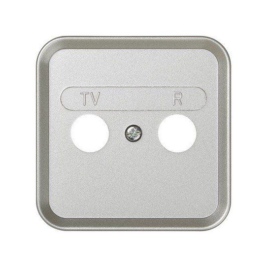 Placa para toma r-tv