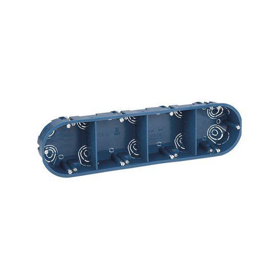 Caja empt.universal para paneles de 4 elementos.
