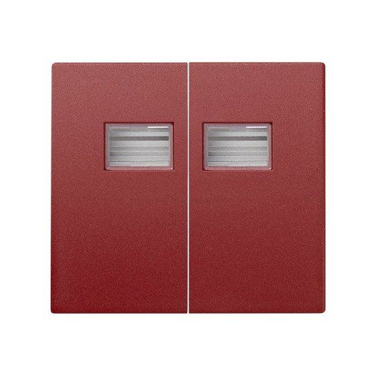 Tecla doble rojo s 44 aqua