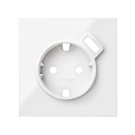 Tapa para base schuko con cargador USB