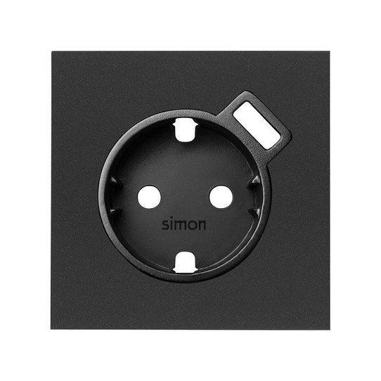 Tapa para base schuko con cargador USB