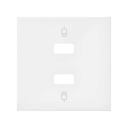 Tapa para 2 conectores USB 2M