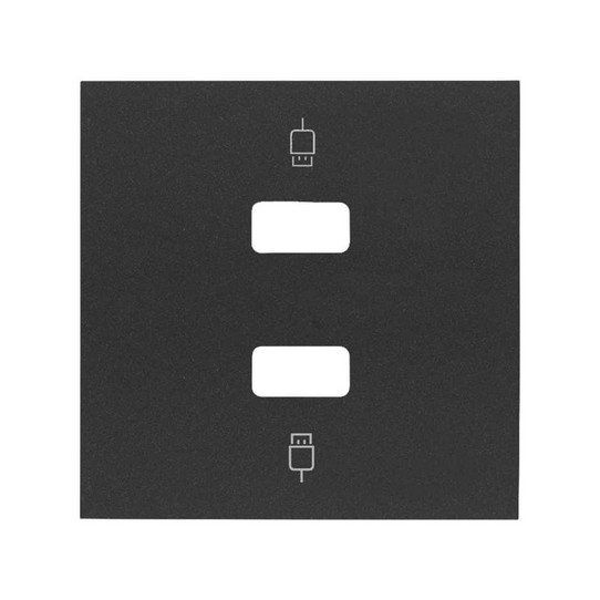 Tapa para 2 conectores USB 2M