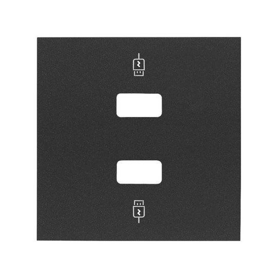 Tapa cargador USB doble