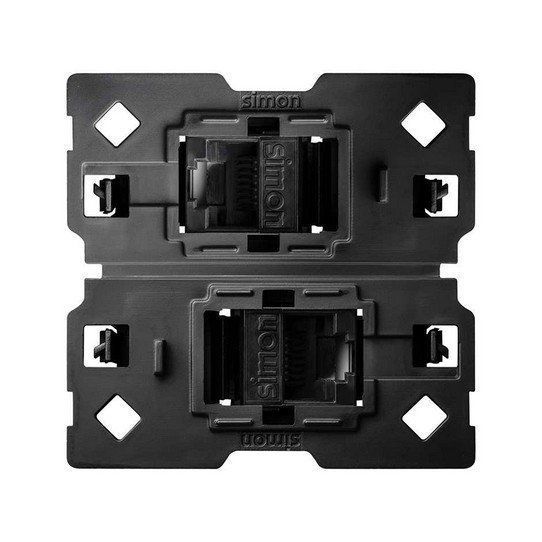 Adaptador con 2 conectores RJ45 cat6 2M