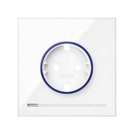 Kit front de 1 elemento enchufe HUB io Simon