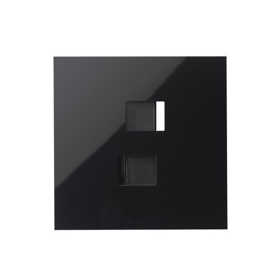 Kit front de 1 elemento 2 tomas RJ45