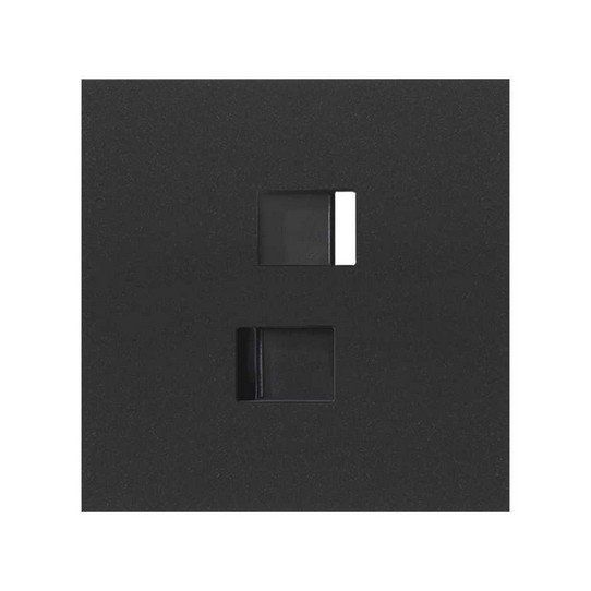 Kit front de 1 elemento 2 tomas RJ45