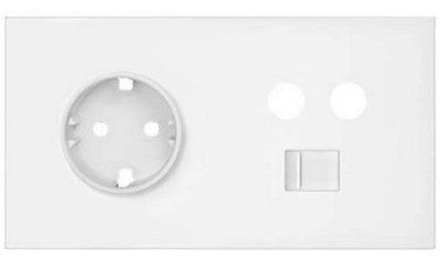 Kit front de 2 elementos base + TV + RJ45