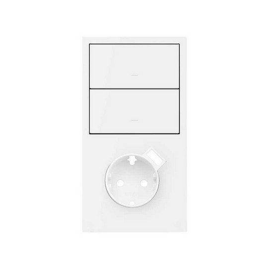 Kit front vertical de 2 elementos 2 teclas + base con carg USB