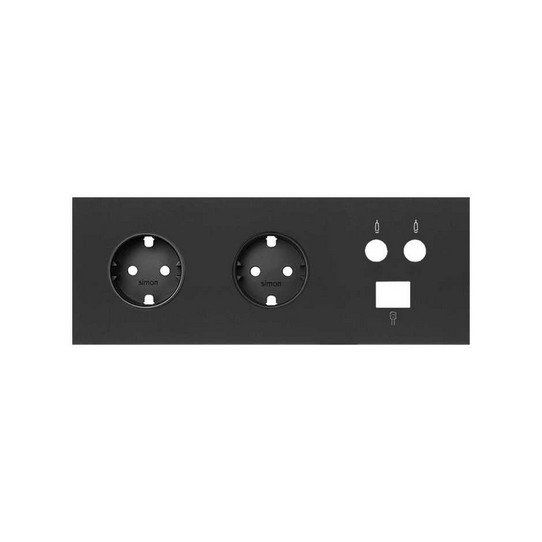 Kit front de 3 elementos 2 bases + TV + RJ45