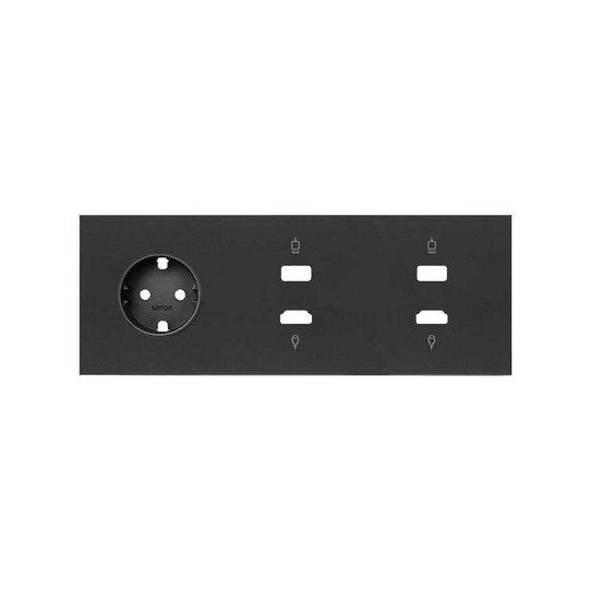Kit front de 3 elementos base + 2 HDMI/USB