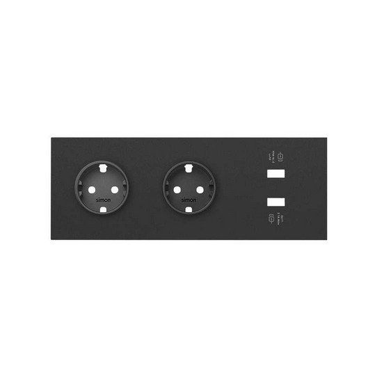 Kit front de 3 elementos 2 bases + cargador USB doble