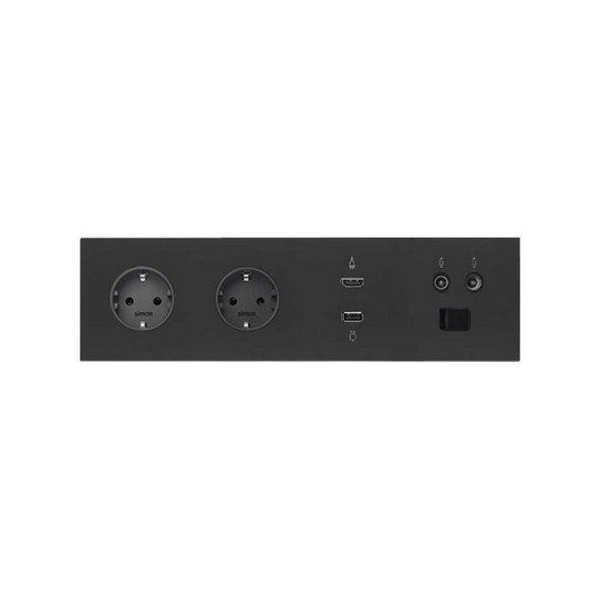Kit 4 ele.front 2 bases + HDMI + USB + TV/SAT + RJ45