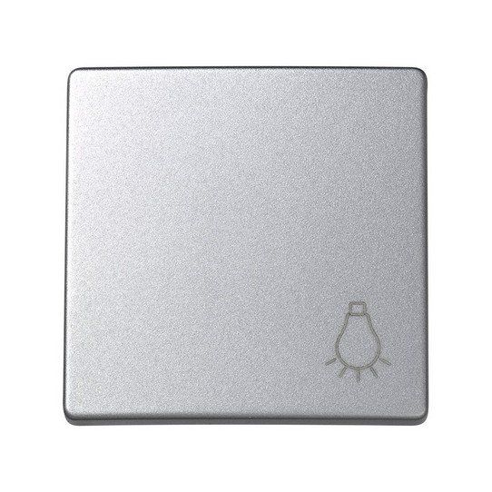 Tecla pulsador luz (aluminio)