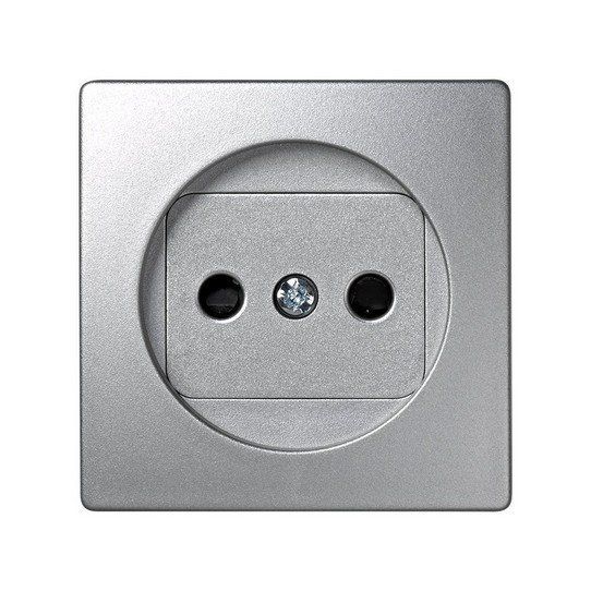 Tapa base bipolar aluminio con obturador