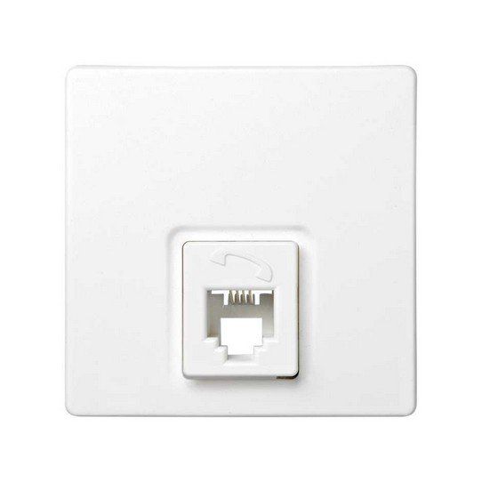 Toma telefono RJ11 (blanco)