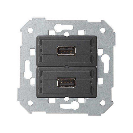 Conector 2xUSB 2.0 tipo A hembra