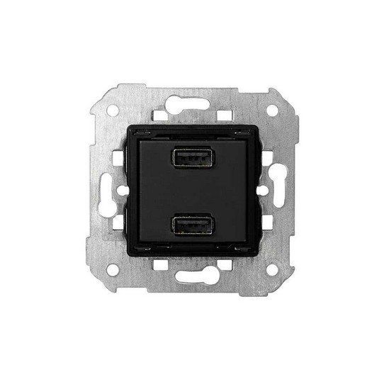 Cargador 2xUSB 5VDC 2.1A tipo A hembra