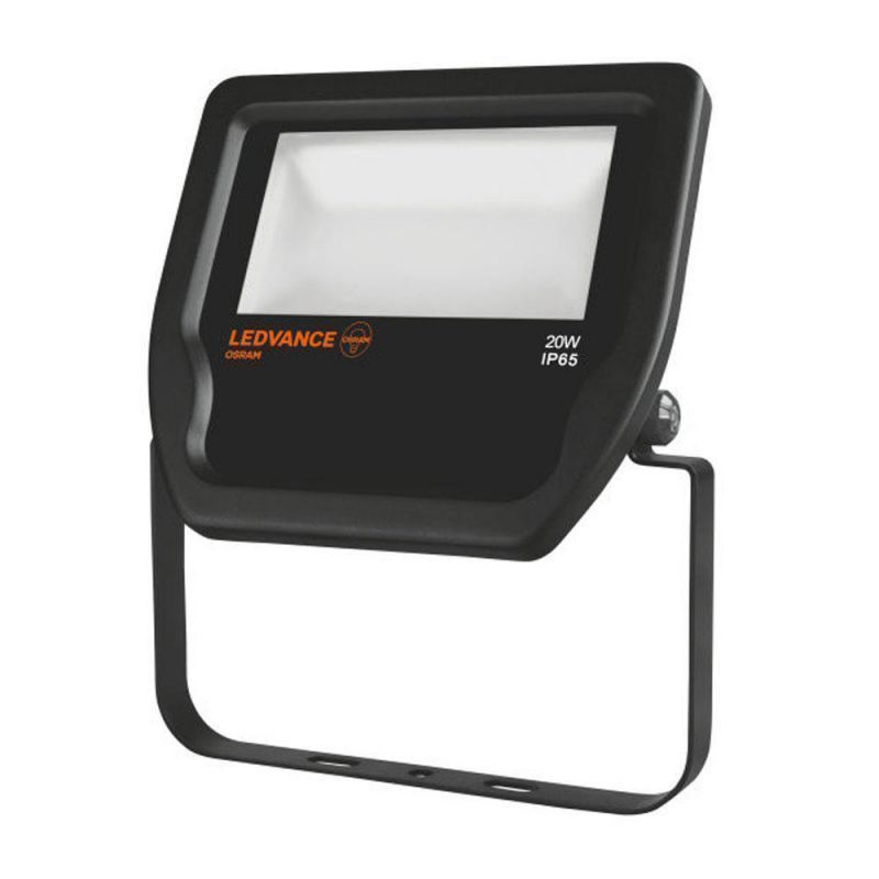 Proyector Floodlight LED 20W 3000K 2000lm IP65 color negro