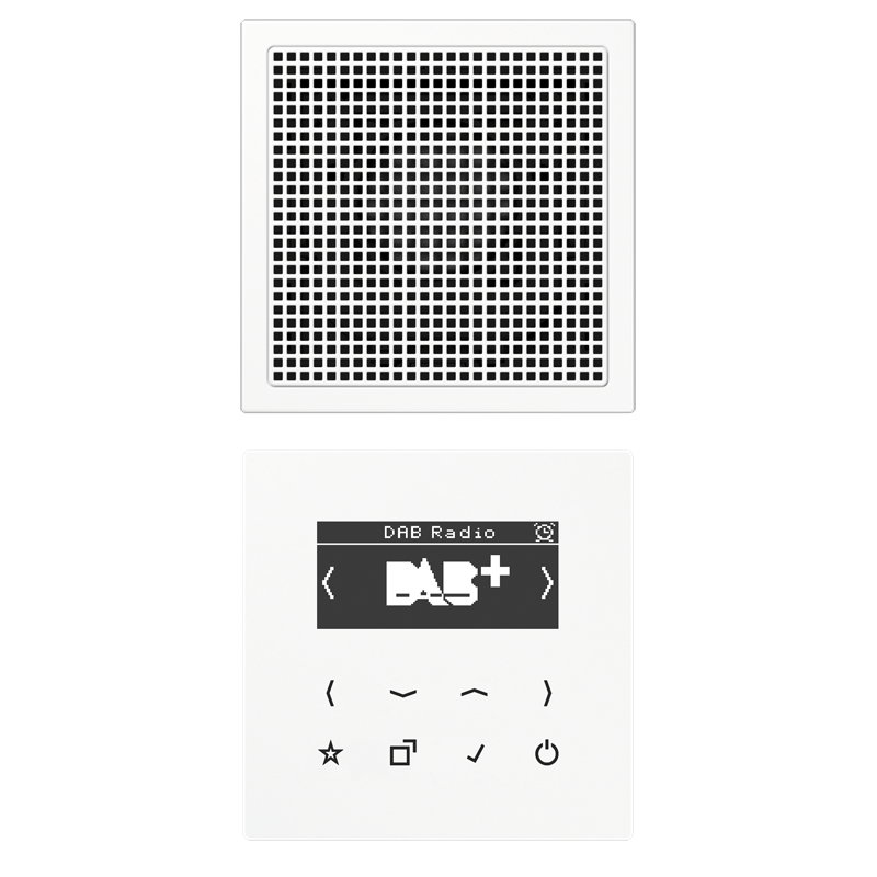 Smart Radio DAB+ mono. Kit LS color blanco alpino