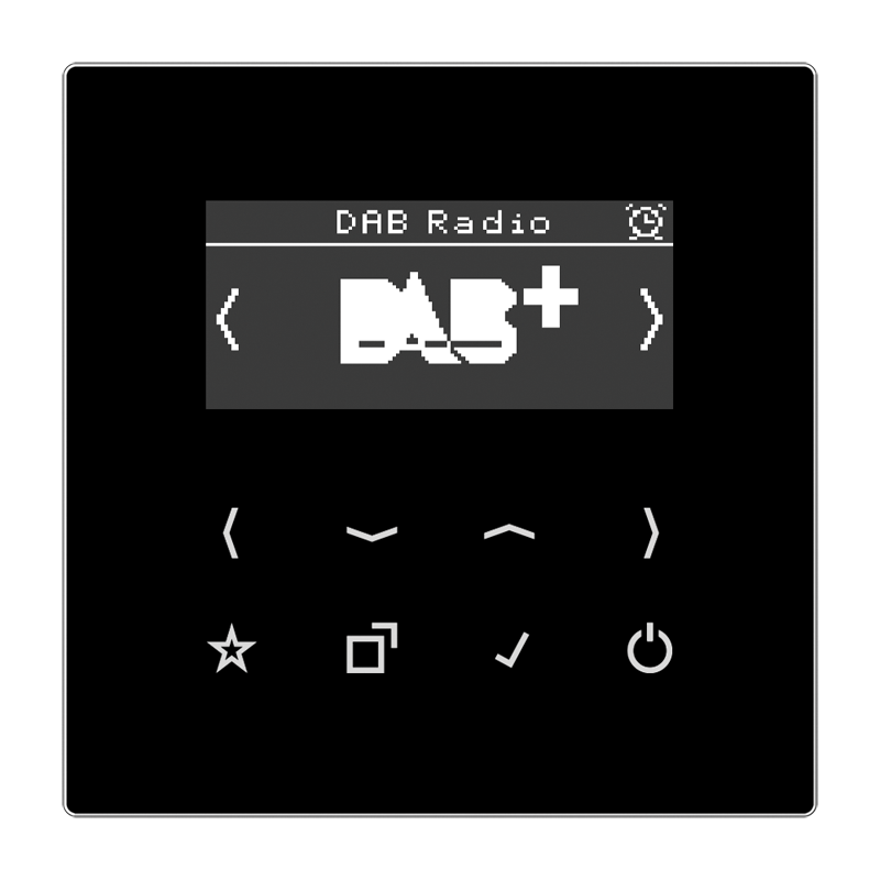 Smart Radio DAB+LS color negro