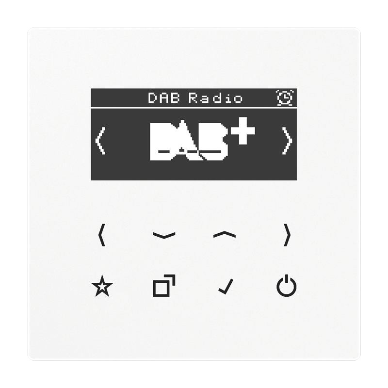 Smart Radio DAB+. LS color blanco alpino