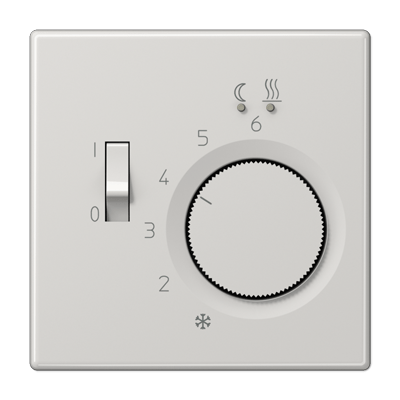 Termostato suelo radiante. LS color gris claro