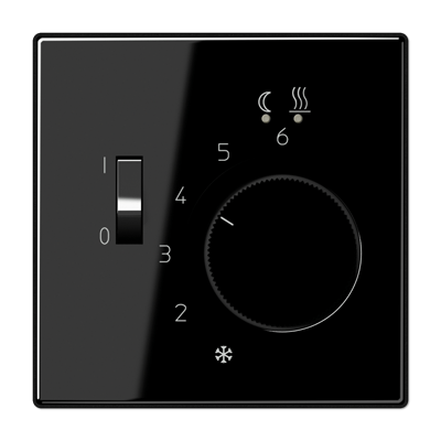 Termostato suelo radiante. LS color negro