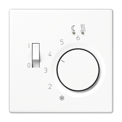 Termostato suelo radiante. LS color blanco alpino