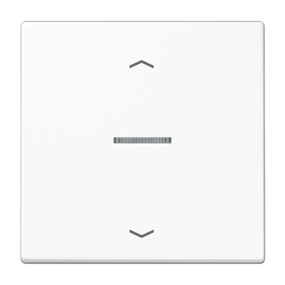 Tecla pulsador simple visor/pers LS bl alpino