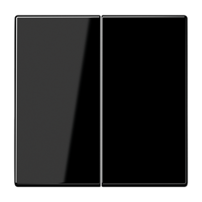 Tecla pulsador doble LS color negro