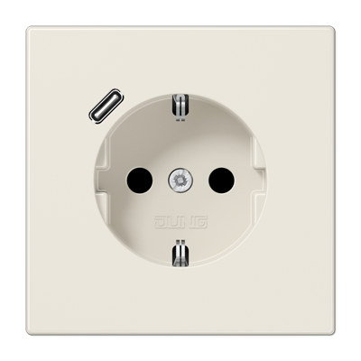 Enchufe SCHUKO® c/ USB-C LS bl.