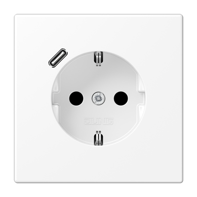 Enchufe SCHUKO® c/ USB-C LS bl color mate
