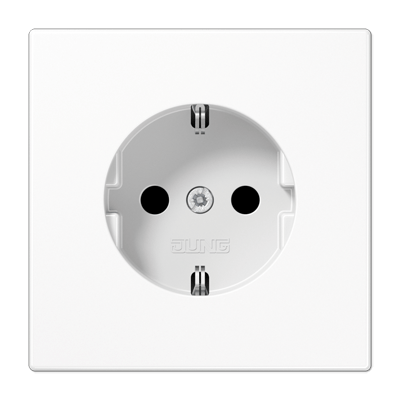 Enchufe SCHUKO® prot contacto LS bl alpino