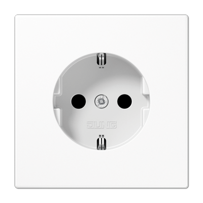 Enchufe SCHUKO® prot. LS color blanco alpino