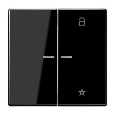 Tecla sensora universal. LS color negro