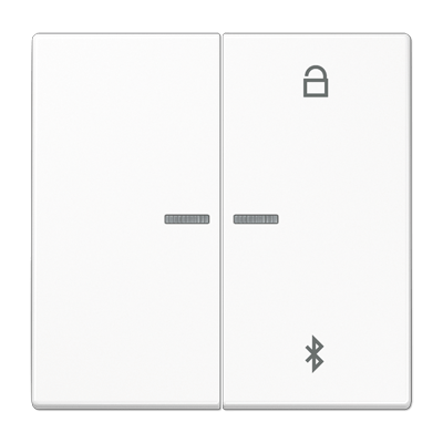 Tecla programable univ. BT. LS color blanco alpino