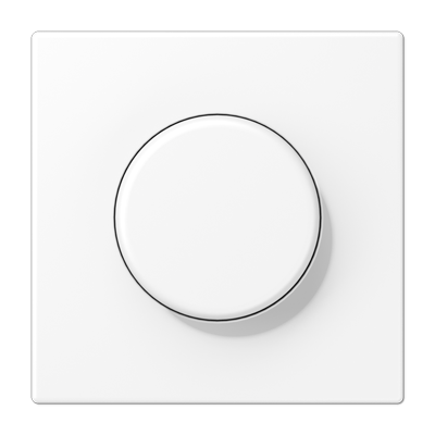 Placa dimmer giratorio. LS color blanco mate