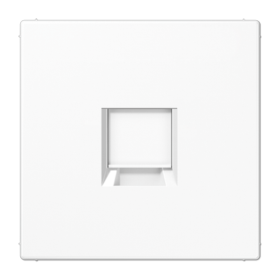 Placa Mod. Jack-Radio 1 toma LS color blanco alpino