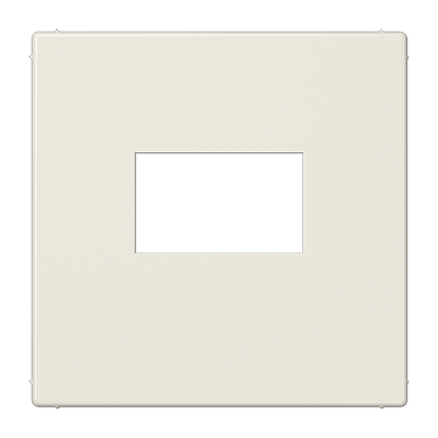 Placa toma USB LS color blanco