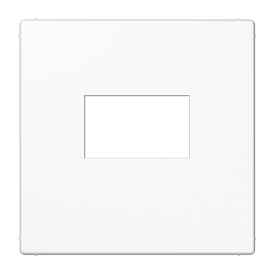Placa toma USB LS color blanco alpino