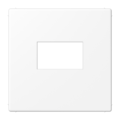 Placa toma USB LS color blanco mate