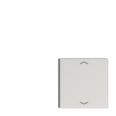 Tecla 1/4 persiana mód. F40 4F LS gris cl
