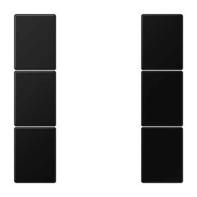 Kit teclas mód F50 3 fases LS color negro mate