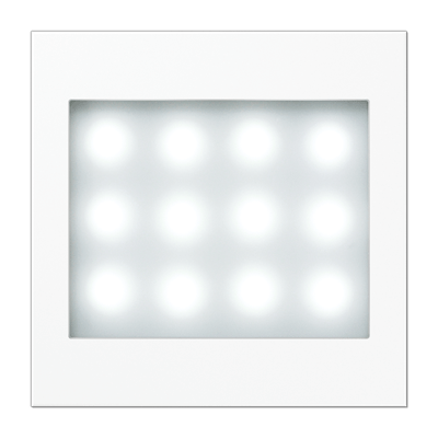 Luz LED. LS color blanco alpino