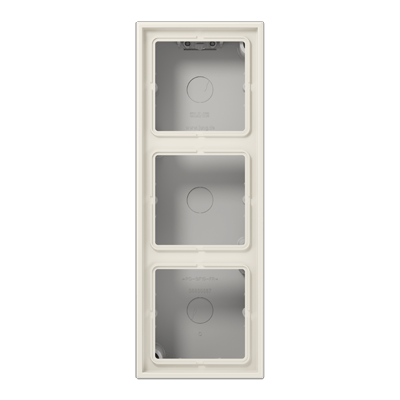 Caja de superficie. triple LS color blanco