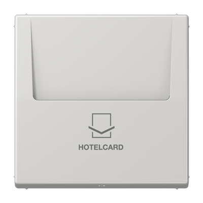 Tarjetero hotel LS color gris claro